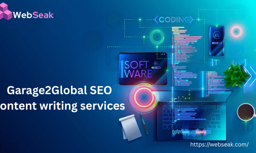 Garage2Global SEO content writing services