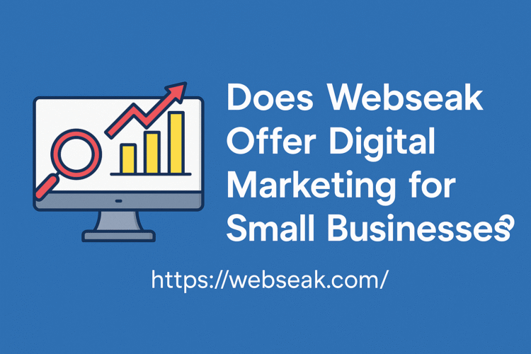 Does Webseak Offer Digital Marketing for Small Businesses