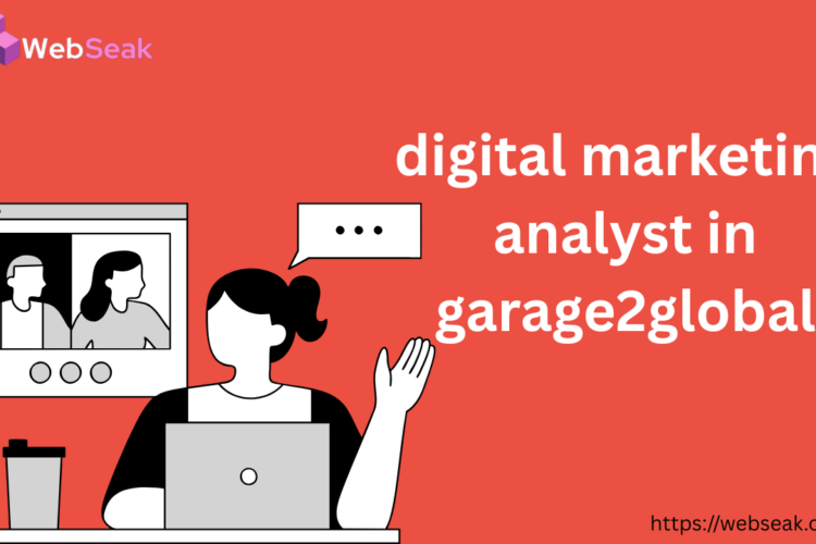 Digital Marketing Analyst in Garage2Global