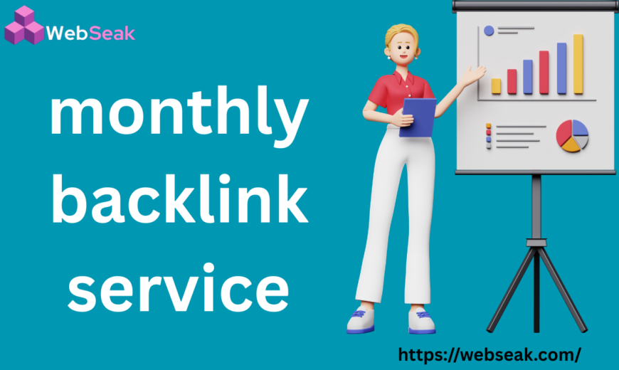 monthly backlink service